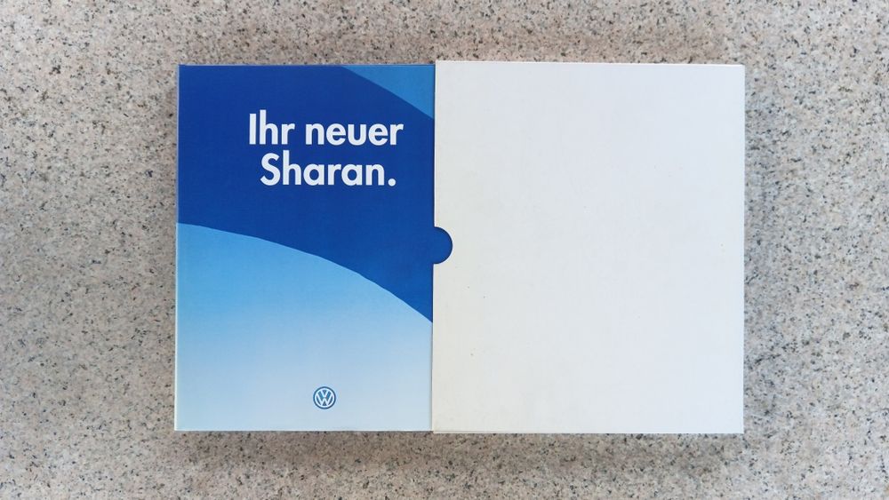 VW Volkswagen Sharan Ihr neuer Sharan Prospekt Książka
