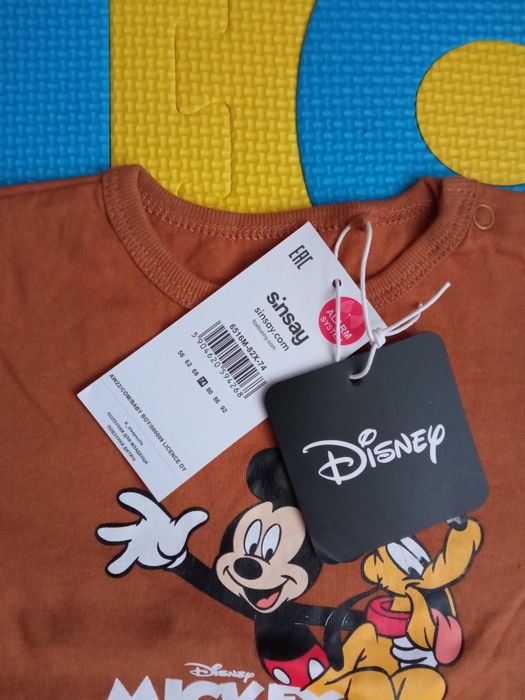 Pajacyk rampers rozm 74 Disney - Myszka Mickey Miki