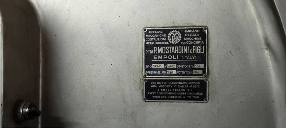 Столовий прес Mostardini - MP4M