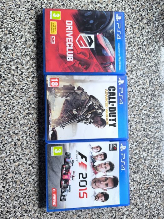 Call of duty modern warfare/Driveclub/F1 2015 PlayStation 4