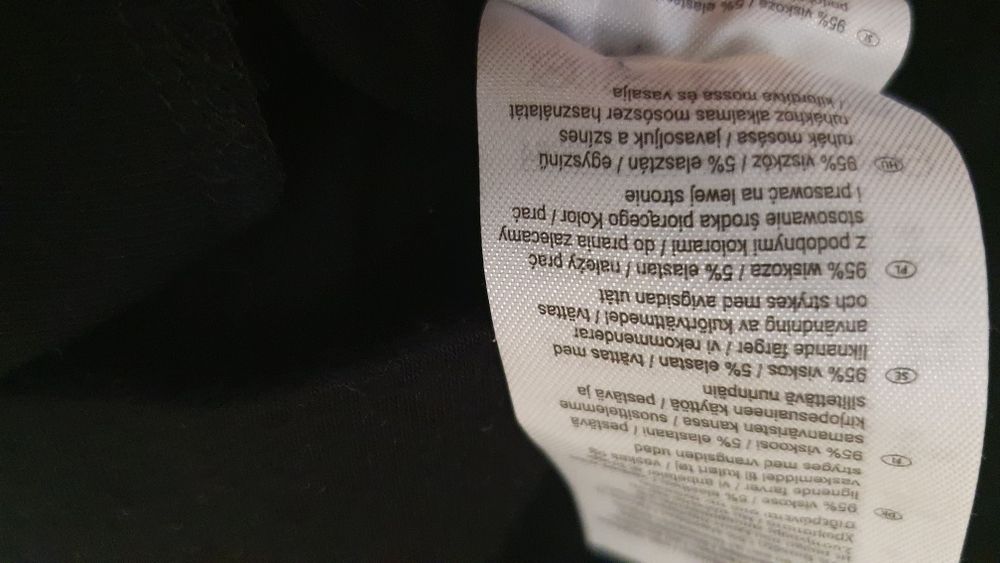 Zwykła czarna spódnica maxi esmara S