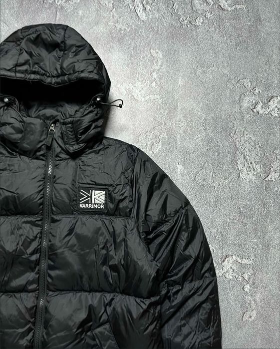 Пуховок Karrimor каримор 600 набивки на зиму, большой логотип,Trapstar