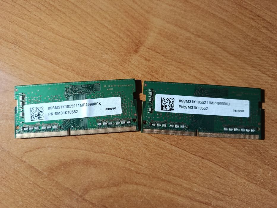 Оперативна пам'ять Samsung DDR4 16 Gb (2x8) SODIMM 3200 mHz