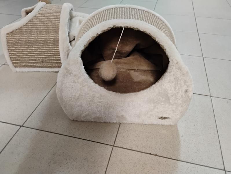 TRIXIE Drapak tunel składany legowisko zabawka budka dla kota 110 cm