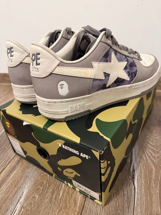 Skórzane sneakersy A Bathing Ape BAPE STA