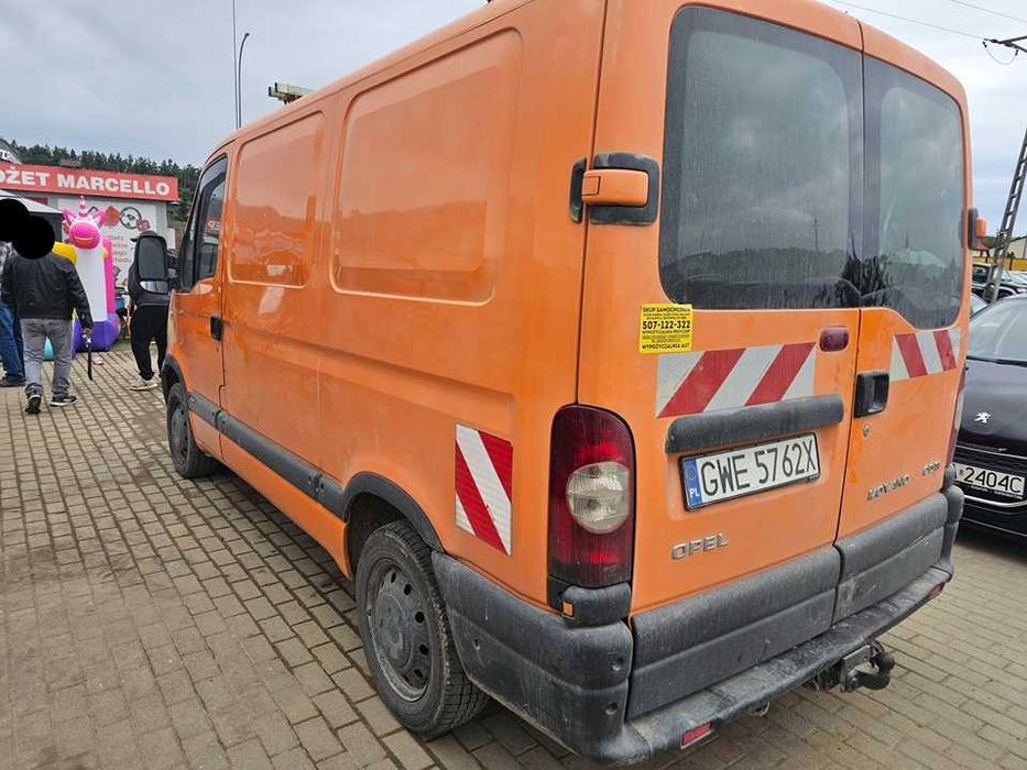Opel Movano 2006r/PT lipiec 2027r/1.9diesel/82KM/6osobowy
