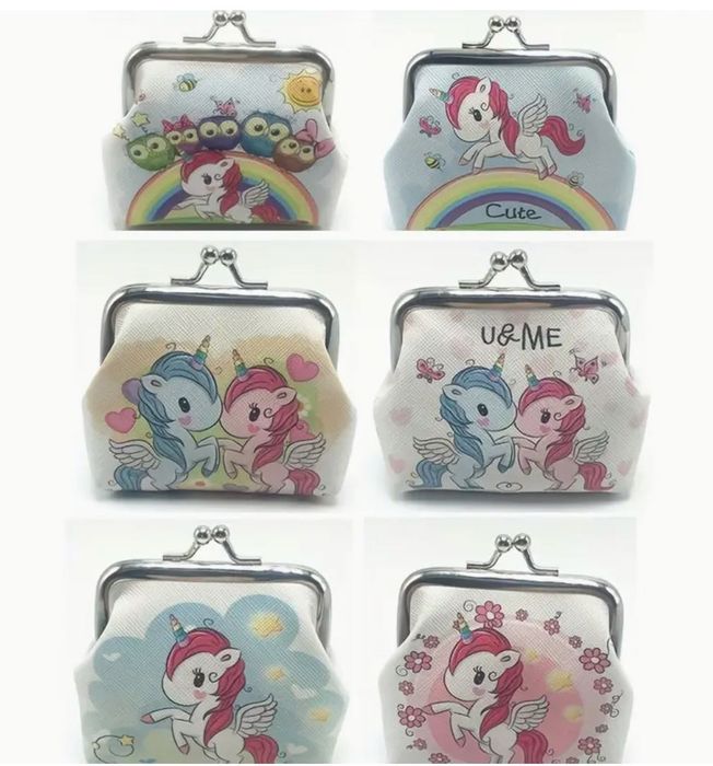 Carteira Porta-Moedas Unicórnio