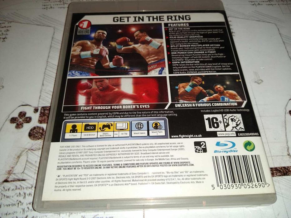 Fight Night Round 3 Ps3 bez rys