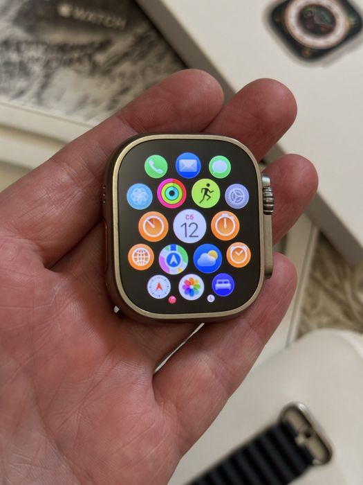 Apple Watch Ultra 1 Titanium 49 mm смарт часы чистый айклауд