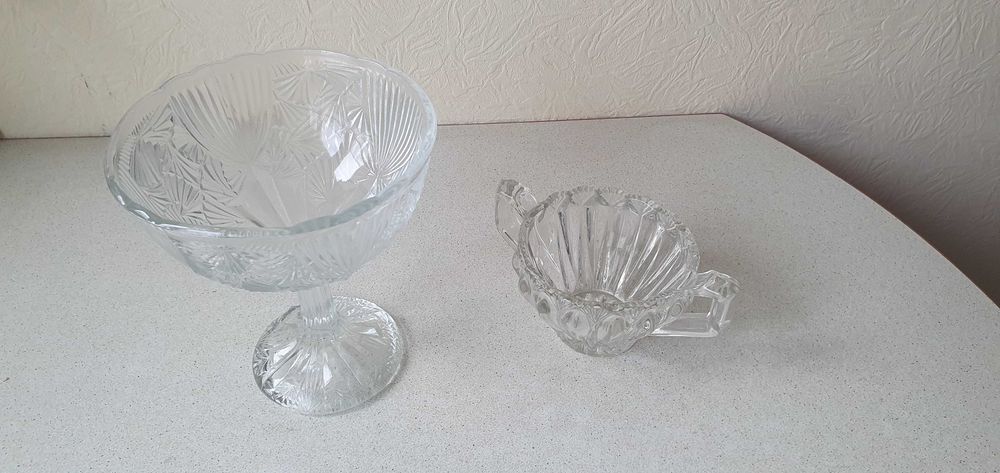 Cukiernice szklane z okresu PRL