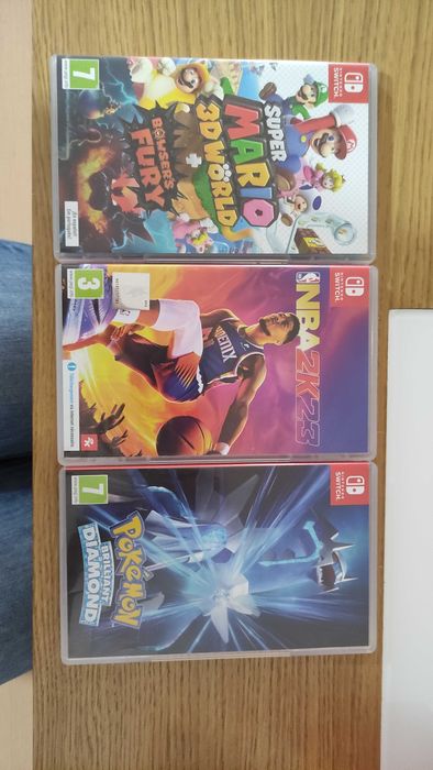 Nintendo switch OLE - jogos e acessórios