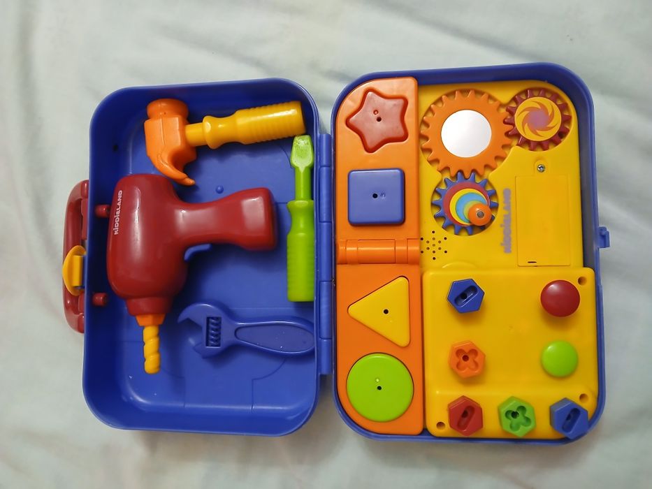 Kiddieland. Киддиленд. Музыкальная игрушка. Маленький столяр. Сортер.