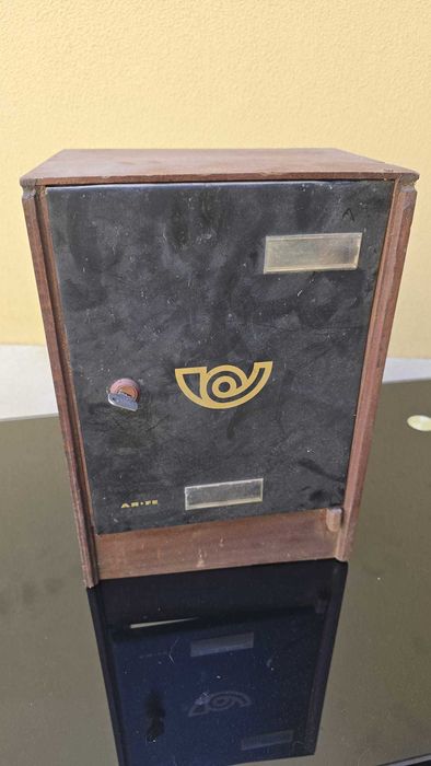 Caixa de Correio Madeira antiga Decorativo