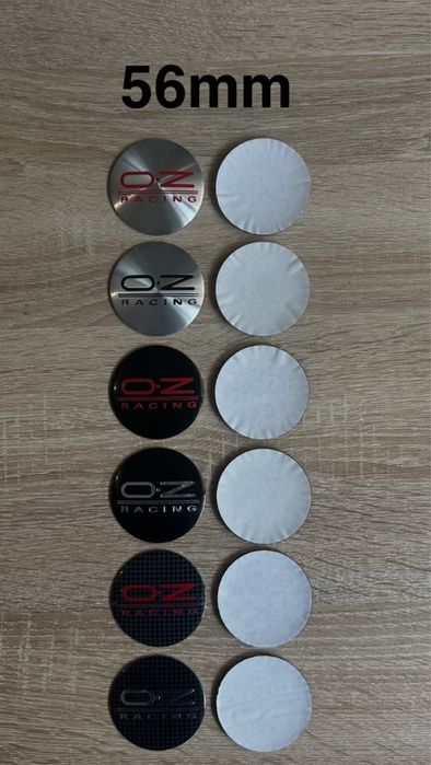 Conjunto 4 Centros OZ Racing 56mm 60mm 65mm 68mm