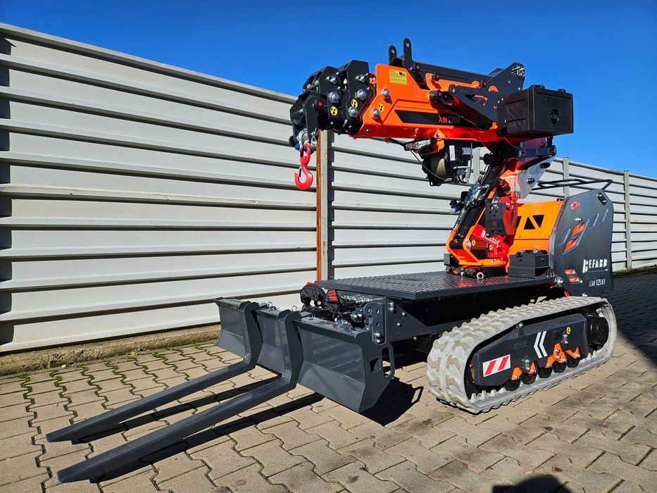 Mini żuraw PICK&CARRY BEFARD XM1200 udźwig 1500kg, zasięg ponad 10m.