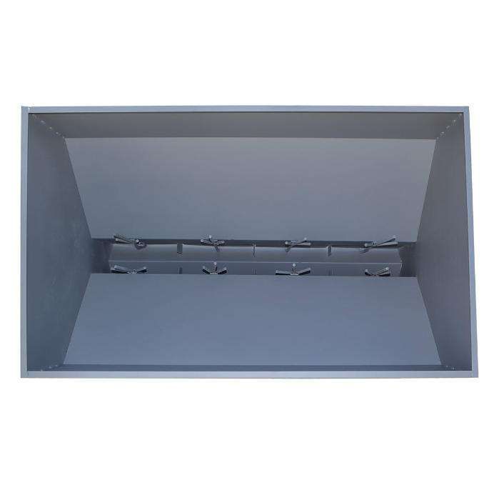 Кормушка для Свиней, 4-секционная двухстороняя (30-60 голов) металл