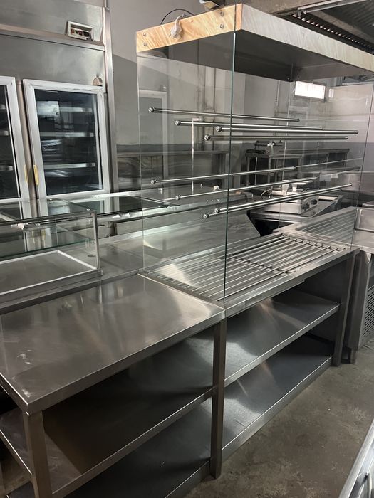 Móvel de Pão escaparate em inox como novo 2.20mt