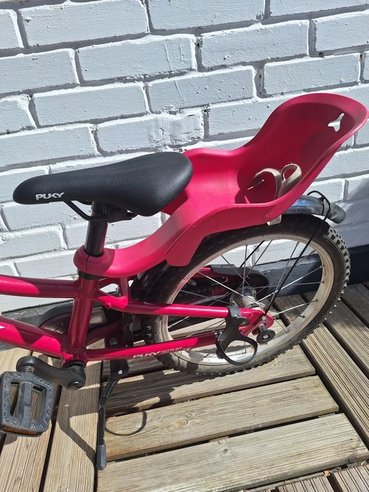 Rower dziecięcy PUKY  18 cali, lekki jak Woom, gratis fotelik dla lali i koszyk na bidon