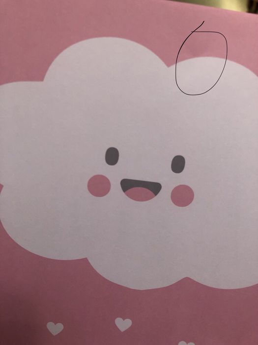 Ilustração NUVEM Quarto Bebé/ Criança (sem moldura - ligeiro defeito)
