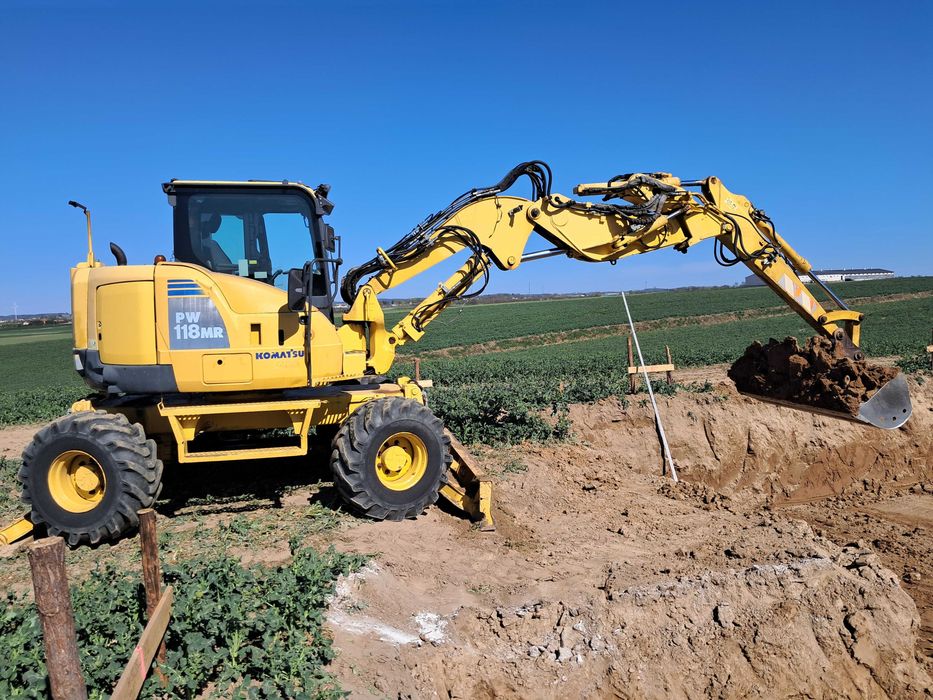 ładowarka koparka komatsu PW 118 MR