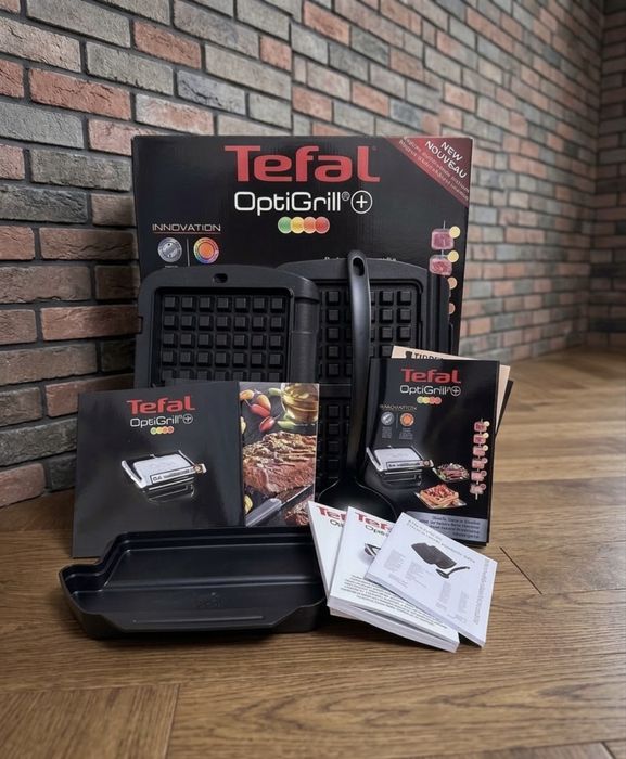 Tefal - OptiGrill+ // з Вафельницею