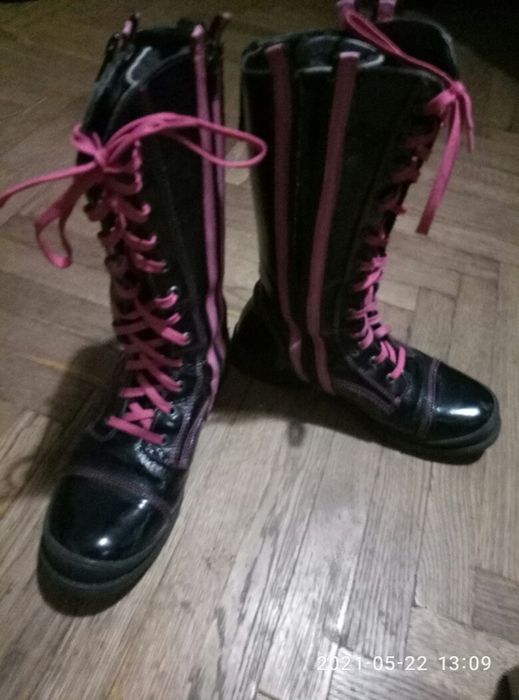 Ботинки BARTEK лакированая кожа