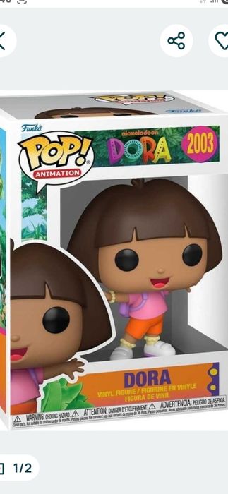 Funko popy Dora i lisek 2003 i 2005 zestaw