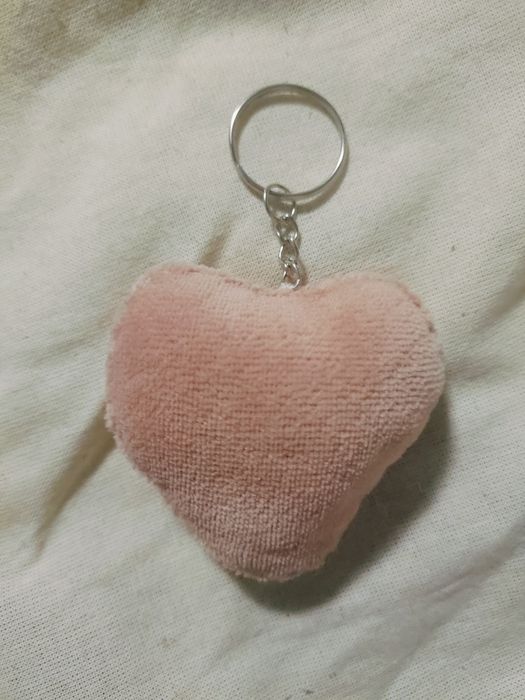 Breloczek serce Beżowy