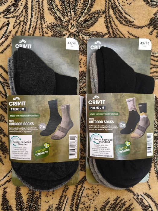 Чоловічі трекінгові, спортивні шкарпетки CRIVIT,  Walking Socks