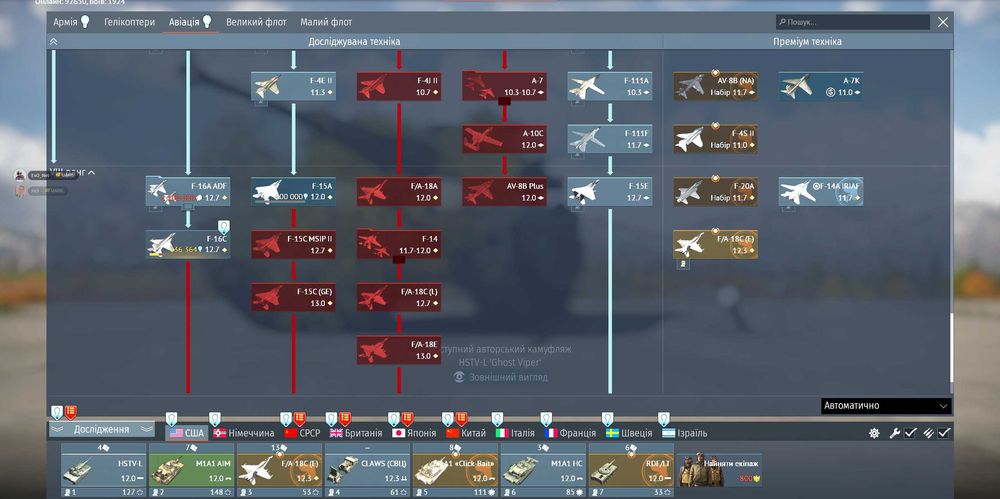 Продам акаунт WarThunder
