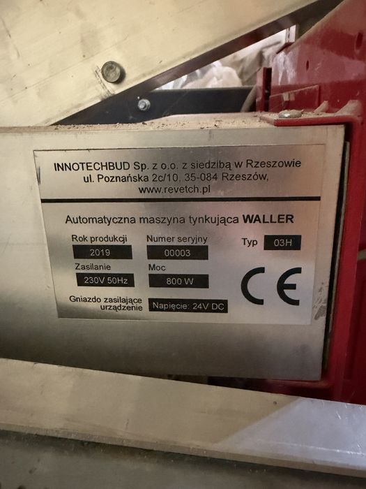 Maszyna tynkująca Waller 8800-nowa!