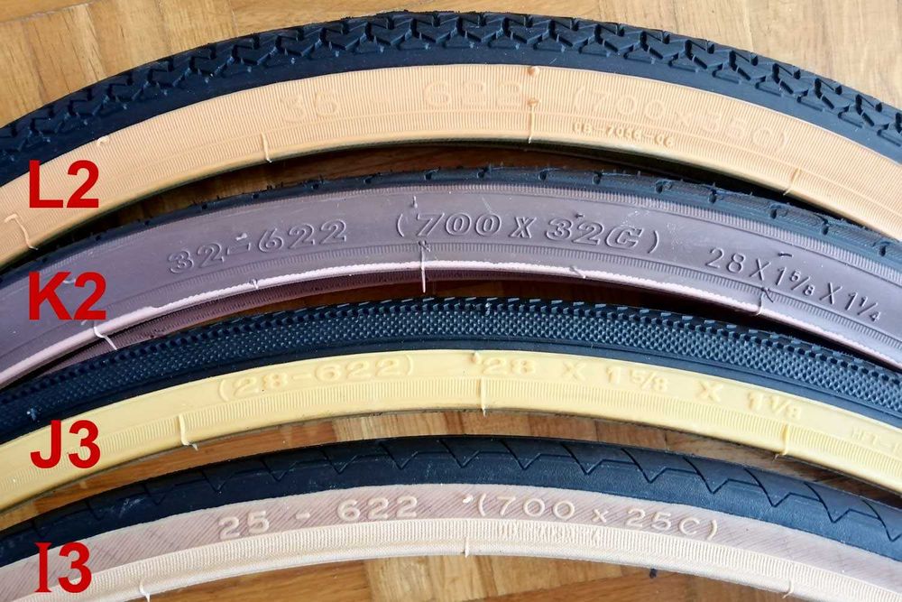 Pneus de bicicleta (medidas 28 x 1_5/8 / 700x20C a 700x40C)