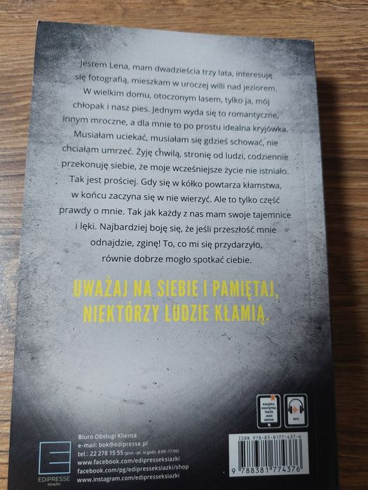 Książka Oszukana - thriller