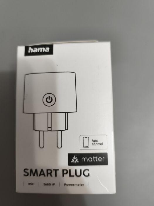 Hama Gniazdo WiFi kwadratowe z pomiarem zużycia energii, 16A, 3680W, M