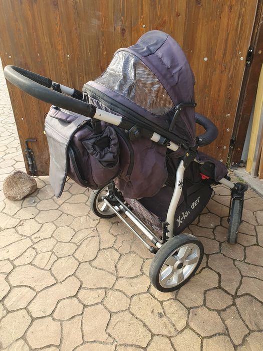 Wózek X-LANDER 3w1: Gondola, spacerówka, nosidełko-fotelik samochodowy