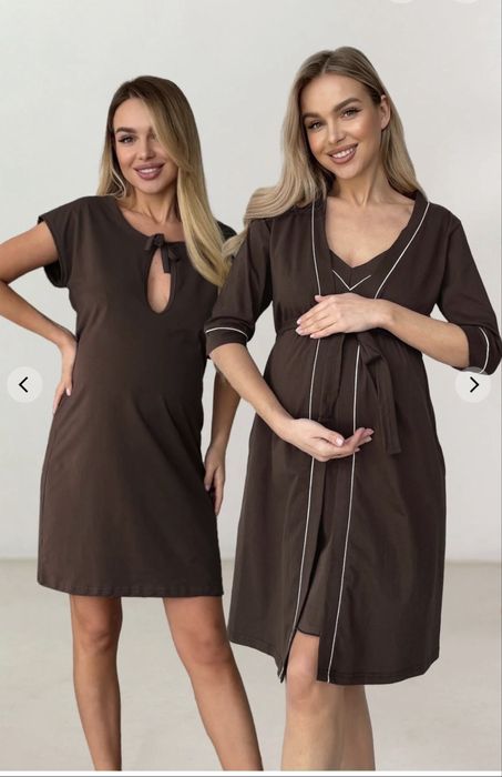 Легкий комплект трійка в пологовий чорного кольору