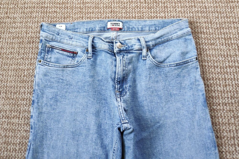 Tommy Hilfiger slim scanton джинсы голубые оригинал W34 L32