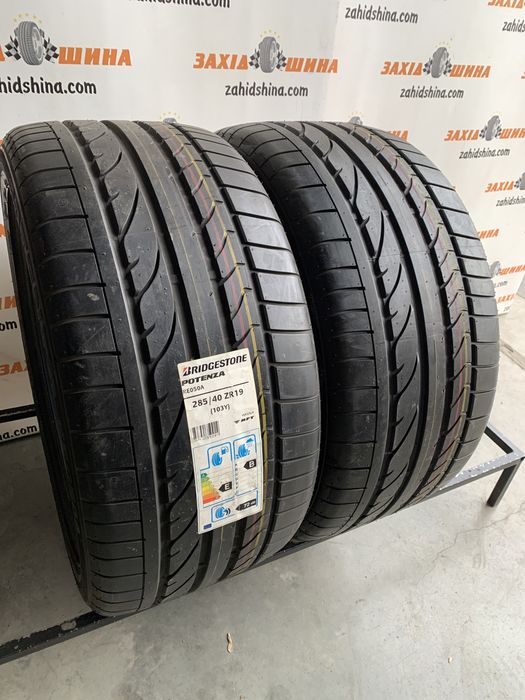 (6шт) нові 285/40R19 Bridgestone Potenza RE050A RunFlat (103Y) літні