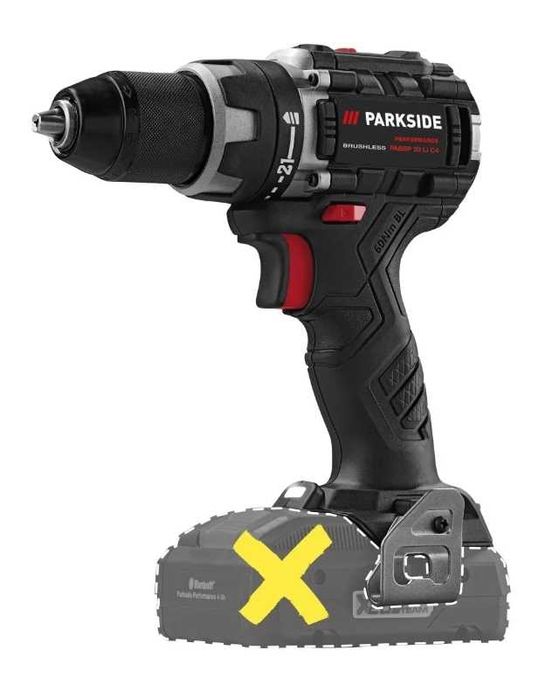PARKSIDE PERFORMANCE akumulatorowa wiertarko-wkrętarka PABSP 20 Li C4