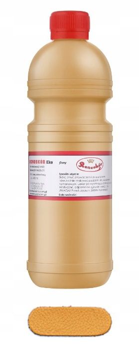 RENOSKÓR farba lakier do skóry Musztardowy 480ml