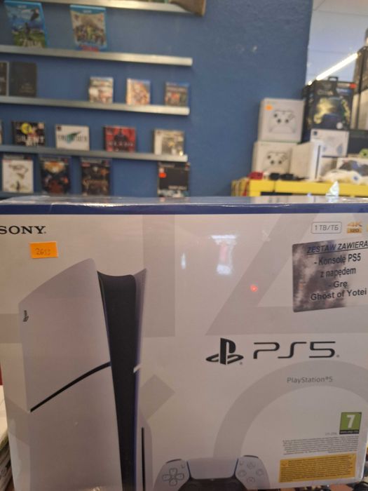Konsola PlayStation 5 Slim + Gra Ghost of Yotei, NOWA, CentrumGrania