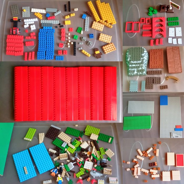 Peças de construção tudo 13€.Não é Lego.