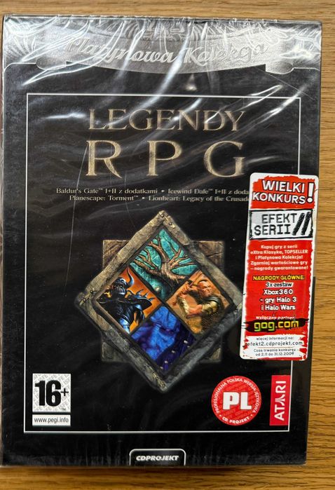Legendy RPG (PC) Platynowa Kolekcja – NOWA W FOLII (Baldur's Gate, Icewind Dale, Torment)