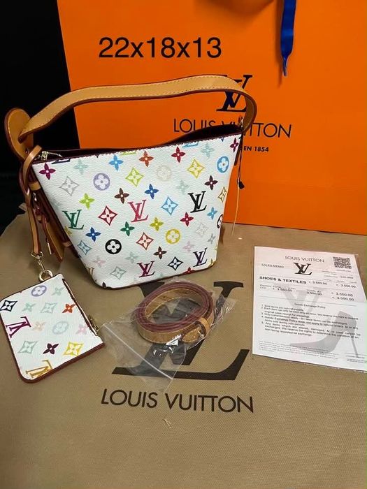 Torebka Louis Vuitton 22/18/13 Biała nowa