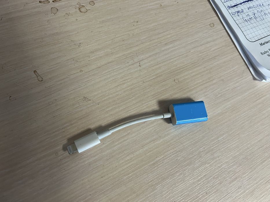Adapter Lightning do USB (iPhone) – sprawny