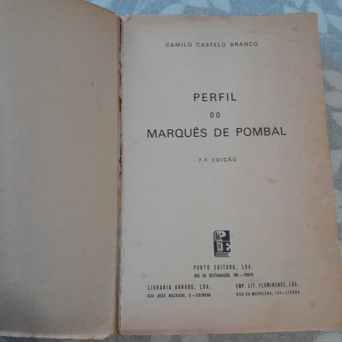 Perfil do Marquês de Pombal