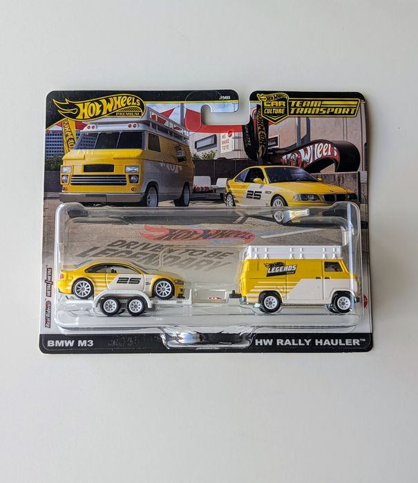 BMW M3 E46 Hot Wheels Legends Tour Team Transport Хот Вілс БМВ