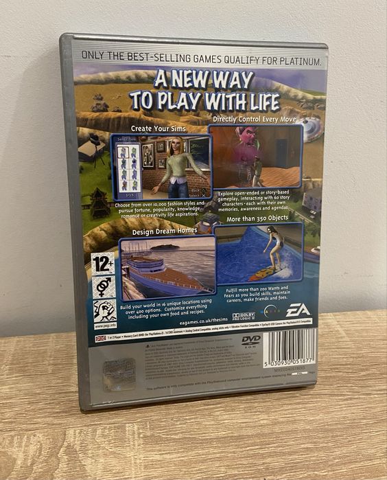 Gra - Sims 2 / PlayStation 2 / ps2 - Platinum, 3xA - okazja!