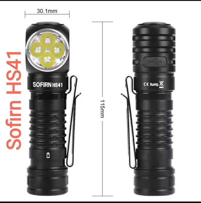 Фонарик Sofirn ST1, ST10, SK40, HS41, SR15 UV, SC13  HS22