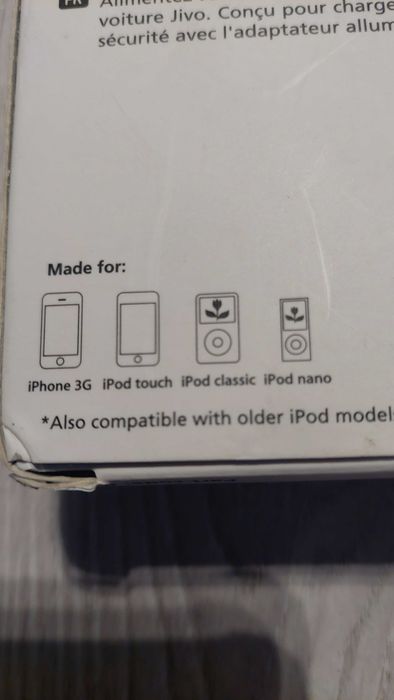 Ładowarka samochodowa JIVO IPHONE 3G, IPOD nowa rarytas